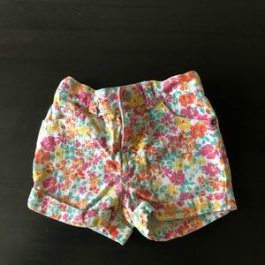 The children’s place floral denim shorts